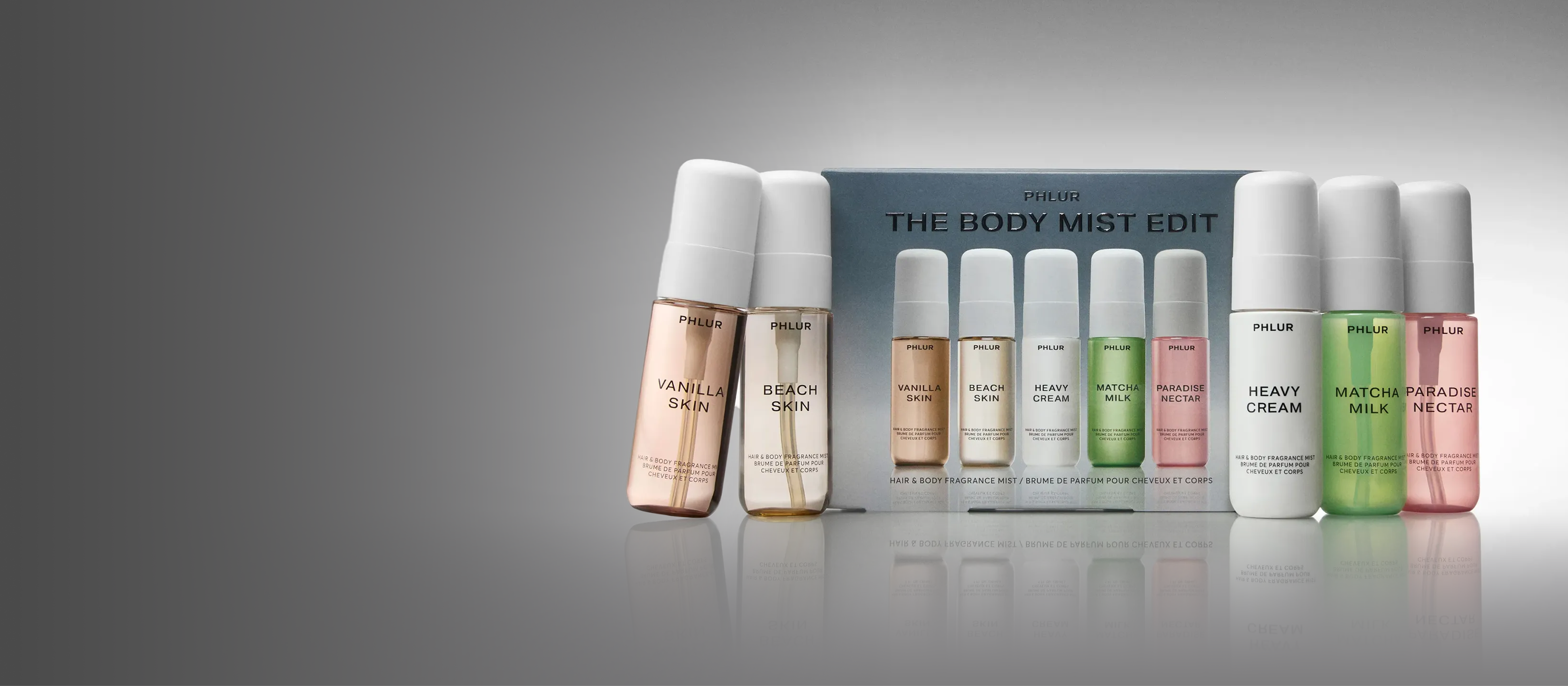 The Body Mist Edit fragrance discovery set